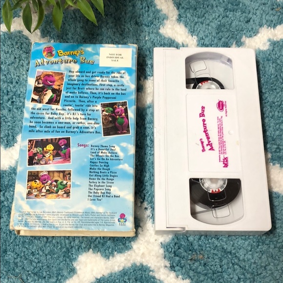 Barneys adventure bus 1997 VHS - Picture 2 of 2